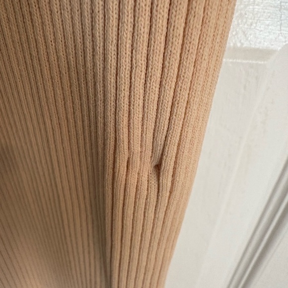 STAUD large Black and Tan shoko Ribbed Knit Dress - Picture 5 of 5